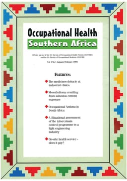 Occupational Health Southern Africa Journal